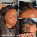 36inch 13x6 HD Lace Frontal Wigs Straight Invisible HD Lace Melt Skins Silk Natural Scalp 5x5 Lace Closure Wigs Human Hair Wigs