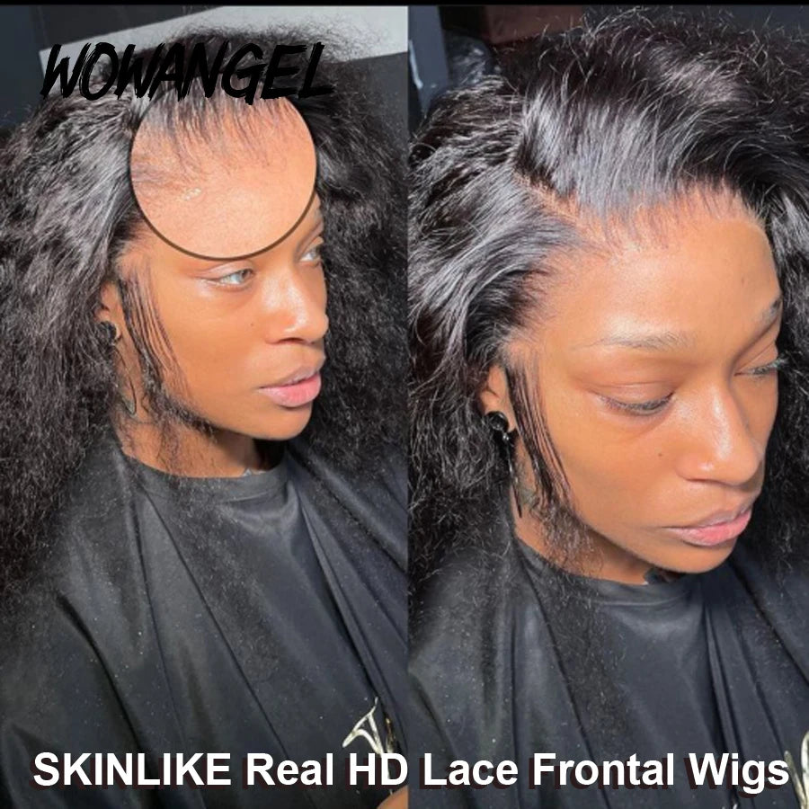 34inch 13x6 HD Lace Front Wigs Water Wave Wig HD Lace Front Human Hair Wigs Curly Wigs Melt Skins Pre Plucked Glueless For Woman
