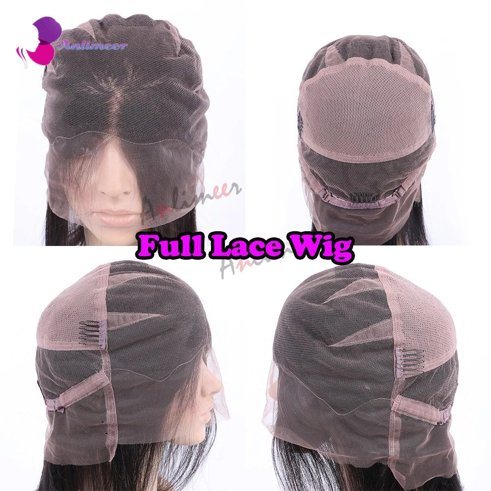 Glueless Body Wavy Fringe Wigs Black Blonde Highlight Pre Plucked 13x4 Silk Top Lace Front Wigs With Bangs 13x6/360 Lace Wigs