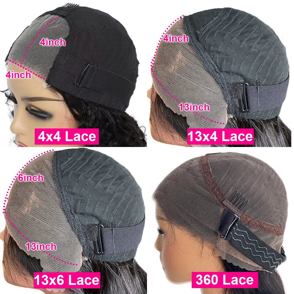 Afro Kinky Curly 13x6/360 HD Human Hair  Wig 450 Density Wear And Go 16-36 Inch Glueless Wig Remy Brazilian Curly Wig Human Hair