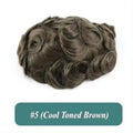 Natural Hairline 0.02mm Super Thin Skin 80-90%Density Invisible Men Toupee Light Brown Grey 1B80 Human Hair Capillary Prosthesis