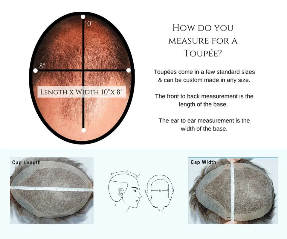 80%Density Old Man 1B80 Blonde Undetectable 0.02mm Ultra Thin Skin Vloop Men's Toupee Natural Hairline Microskin Hair System