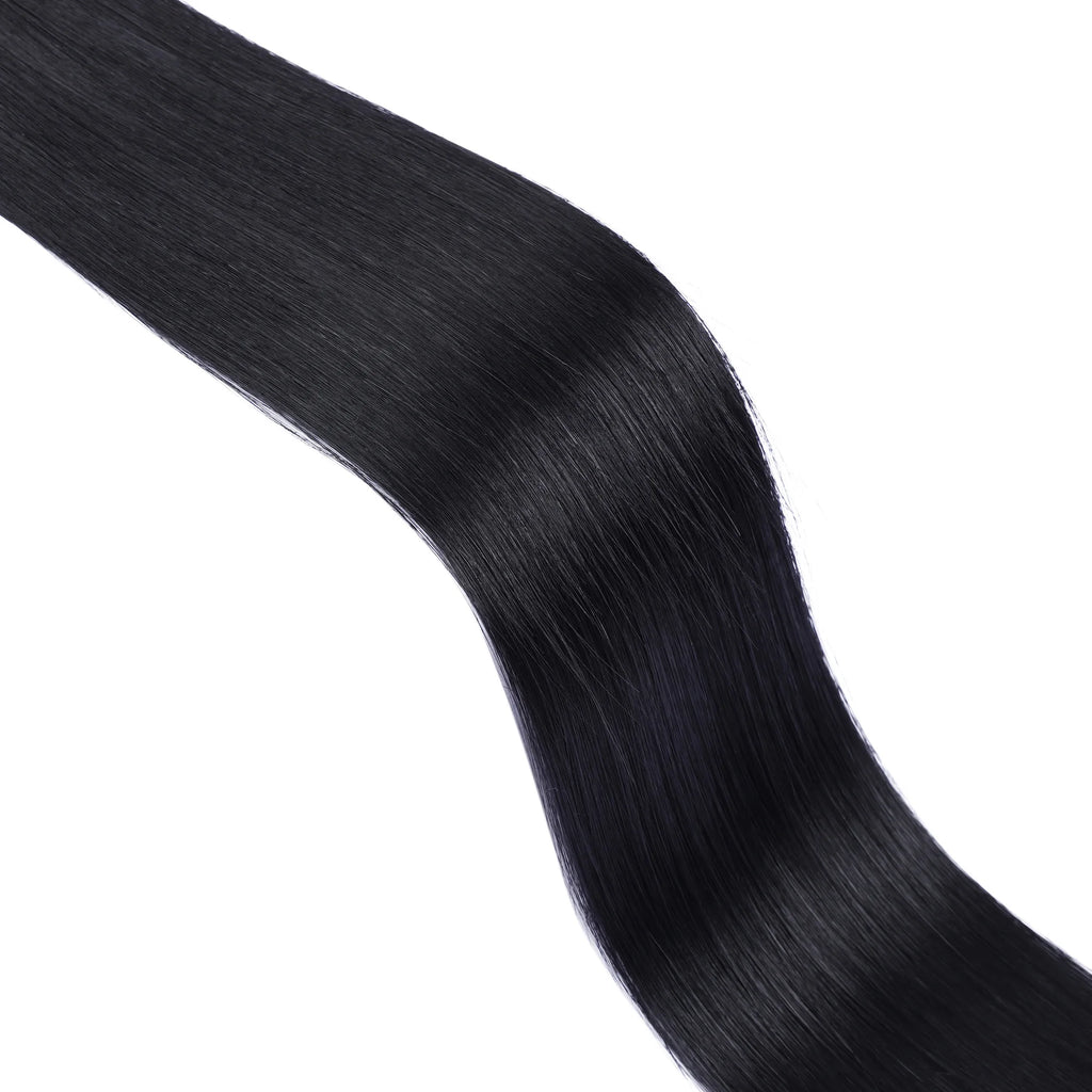 Kiikiigirl Invisible Feather Hair Extensions Feather Weft Hair Bundles Straight Blonde Human  Hair Weft 45cm 100strands
