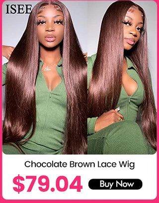ISEE 360 Kinky Curly Wear Go Glueless Wig With Invisi Draw-strings Pre-Cut Lace Wear Go Wigs Pre-Bleached Knots  Human Hair Wig