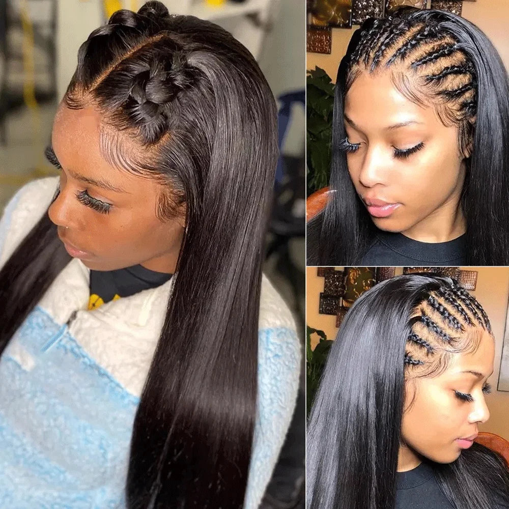 Berrys Straight 13x6 HD Lace Front Human Hair Wigs Pre Plucked 5x5 Lace Closure Wig And 13x4 Lace Frontal VietnameseWig 250%