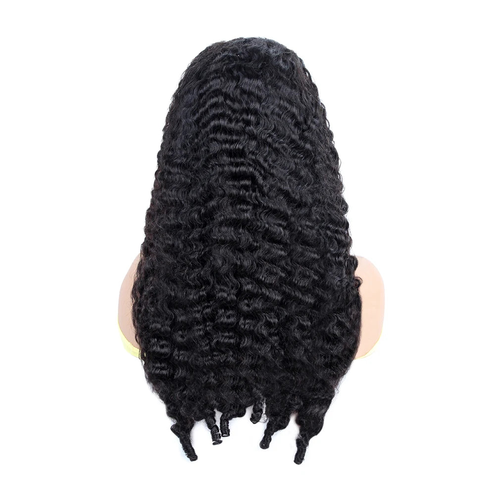 280% High Density 3C4A Burmese Curly Human Hair Wigs HD Transparent 13x4 13X6 Lace Front Wigs for Women Brazilian 100% Raw Hair