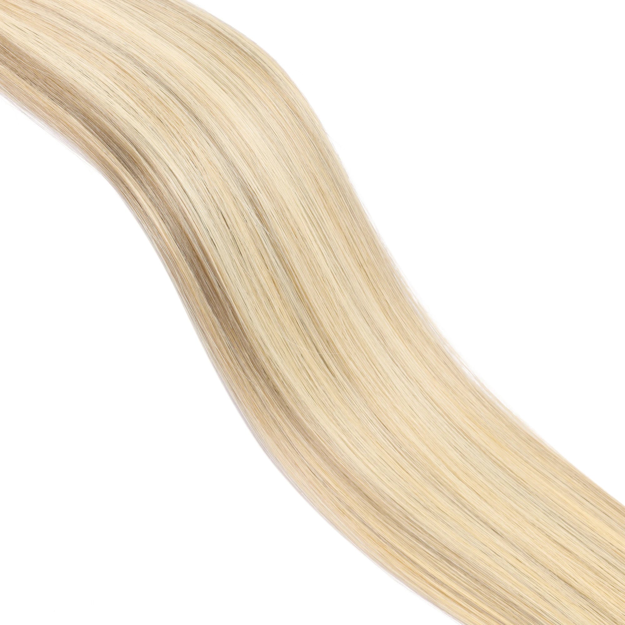 Kiikiigirl Invisible Feather Hair Extensions Feather Weft Hair Bundles Straight Blonde Human  Hair Weft 45cm 100strands