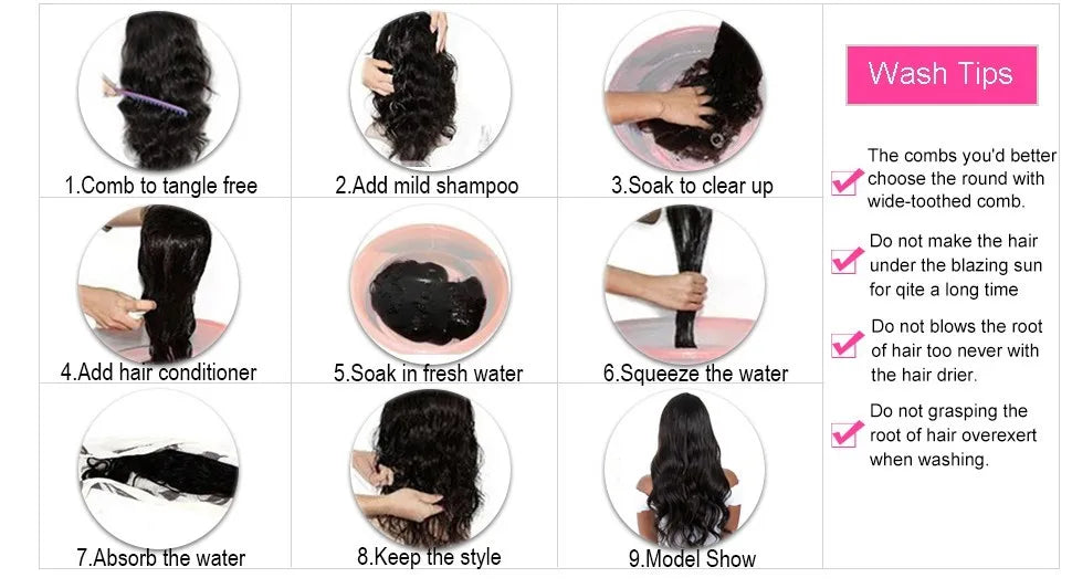 Golden Pink Colored 180 Density Human Hair Wigs Short Bob Body Wave Rose Pink 13x4 Full Frontal Human Hair Lace Front Wigs