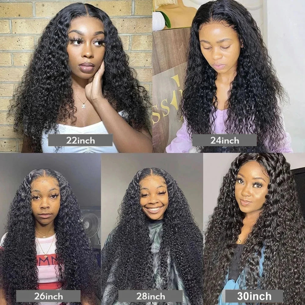 15A Deep Wave Bundles Human Hair Brazilian Weaving 100% Virgin Human Hair Extensions 1/3/4 Bundles Deal Curly Human Hair Bundles