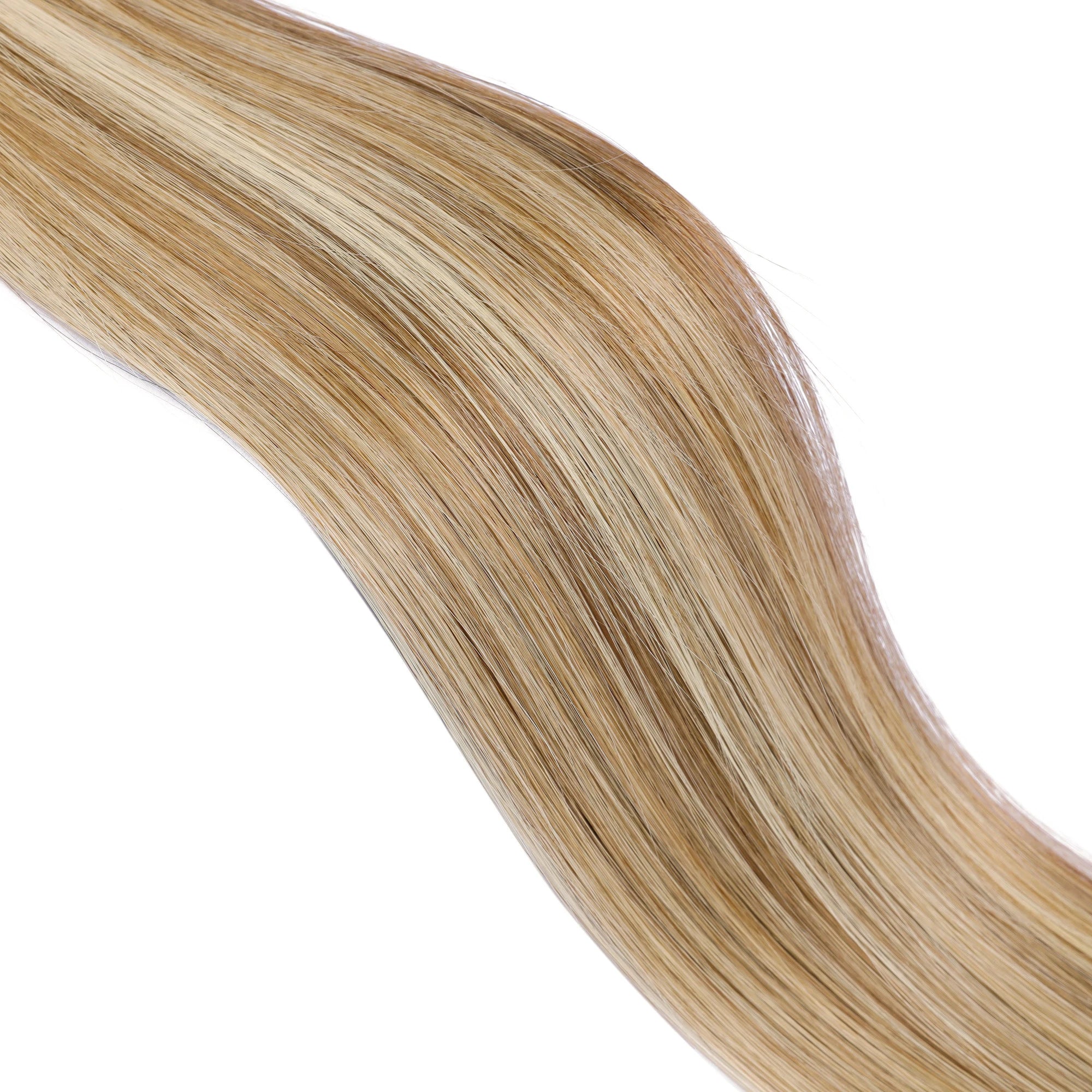Kiikiigirl Invisible Feather Hair Extensions Feather Weft Hair Bundles Straight Blonde Human  Hair Weft 45cm 100strands