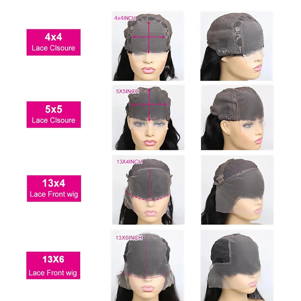 Berrys Straight 13x6 HD Lace Front Human Hair Wigs Pre Plucked 5x5 Lace Closure Wig And 13x4 Lace Frontal VietnameseWig 250%