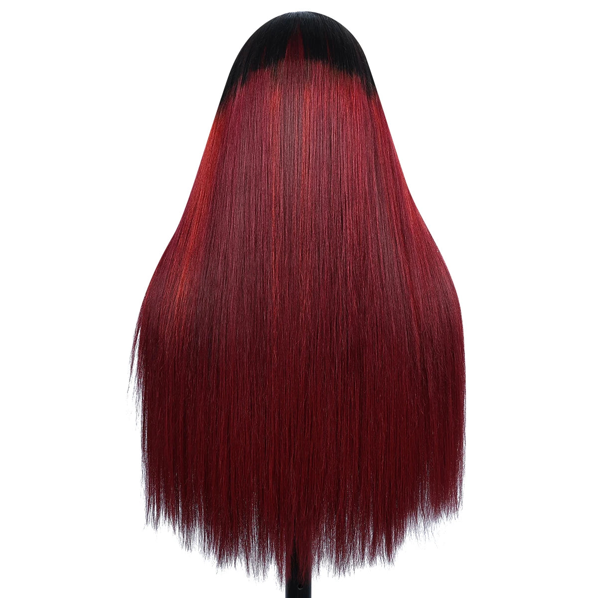 TB/118R Yaki Straight Lace Front Human Hair Wigs For Women High Density 5x5 Lace Front Wig Mixed Synthetic Human Hair Wig Sophie